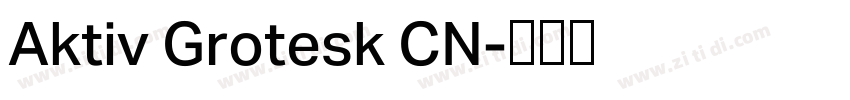 Aktiv Grotesk CN字体转换